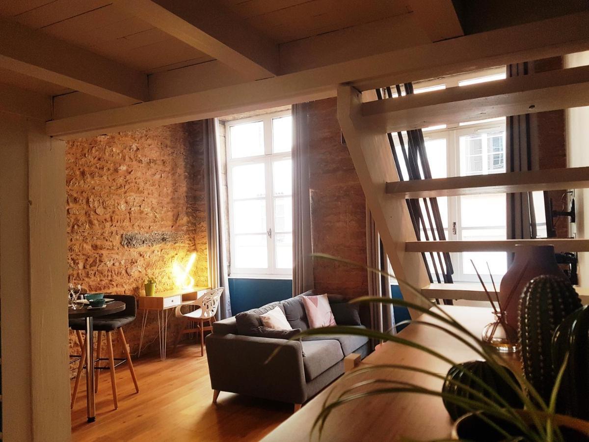 ליון Charmant Appartement Style Canut Pentes Croix Rousse מראה חיצוני תמונה